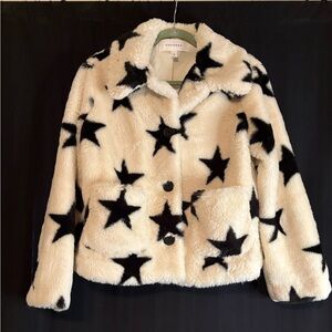 Popsugar faux fur coat